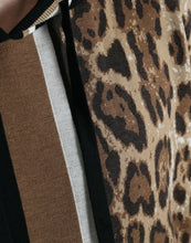 Load image into Gallery viewer, Dolce &amp; Gabbana Black Leopard Hooded Sweatshirt Sweater
