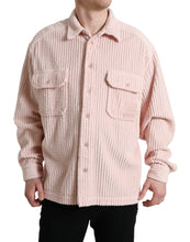 Load image into Gallery viewer, Dolce &amp; Gabbana Pink Cotton Collared Button Shirt Sweater

