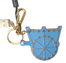 Load image into Gallery viewer, Dolce &amp; Gabbana Elegant Multicolor Keychain with Gold Accents
