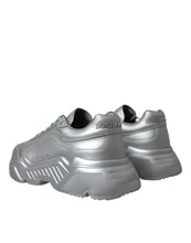 Load image into Gallery viewer, Dolce &amp; Gabbana Silver DAYMASTER Leather Men Casual Sneakers Shoes
