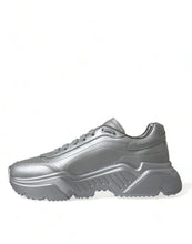 Load image into Gallery viewer, Dolce &amp; Gabbana Silver DAYMASTER Leather Men Casual Sneakers Shoes
