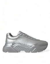 Load image into Gallery viewer, Dolce &amp; Gabbana Silver DAYMASTER Leather Men Casual Sneakers Shoes
