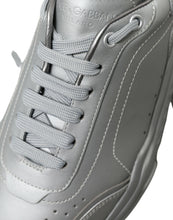 Load image into Gallery viewer, Dolce &amp; Gabbana Silver DAYMASTER Leather Men Casual Sneakers Shoes
