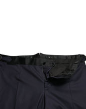 Load image into Gallery viewer, Dolce &amp; Gabbana Blue Wool Cropped Tapered Pants
