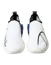 Load image into Gallery viewer, Dolce &amp; Gabbana White Blue Sorrento Low Top Men Casual Sneakers Shoes
