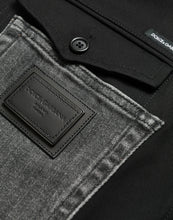 Load image into Gallery viewer, Dolce &amp; Gabbana Black Gray Slim Cotton Denim Jeans Pants
