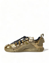 Load image into Gallery viewer, Dolce &amp; Gabbana Gleaming Gold-Toned Luxury Sneakers
