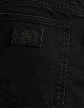 Load image into Gallery viewer, Dolce &amp; Gabbana Black Cotton Stretch Bermuda Denim Shorts
