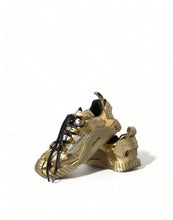 Load image into Gallery viewer, Dolce &amp; Gabbana Gleaming Gold-Toned Luxury Sneakers
