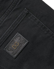 Load image into Gallery viewer, Dolce &amp; Gabbana Black Cotton Stretch Bermuda Denim Shorts
