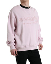 Load image into Gallery viewer, Dolce &amp; Gabbana Pink Embroidered Crew Neck Pullover Sweater
