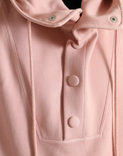 Load image into Gallery viewer, Dolce &amp; Gabbana Pink Cotton Hooded Pockets Pullover Sweater
