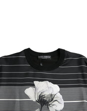 Load image into Gallery viewer, Dolce &amp; Gabbana Black Floral Print Wool Silk Pullover Sweater

