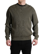 Load image into Gallery viewer, Dolce &amp; Gabbana Green Viscose Crew Neck Men Pullover Sweater

