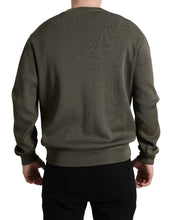 Load image into Gallery viewer, Dolce &amp; Gabbana Green Viscose Crew Neck Men Pullover Sweater
