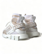 Load image into Gallery viewer, Dolce &amp; Gabbana Elegant Sorrento Slip-On Sneakers in White and Beige
