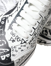 Load image into Gallery viewer, Dolce &amp; Gabbana Daymaster Graffiti Print Mid Top Sneakers
