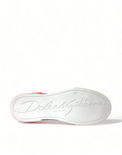 Load image into Gallery viewer, Dolce &amp; Gabbana White Red Lace Up Womens Low Top Sneakers Shoes
