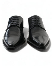 Load image into Gallery viewer, Dolce &amp; Gabbana Elegant Black Leather Formal Flats
