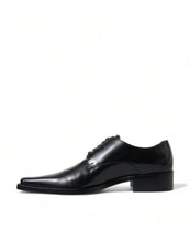 Load image into Gallery viewer, Dolce &amp; Gabbana Elegant Black Leather Formal Flats
