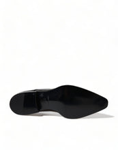 Load image into Gallery viewer, Dolce &amp; Gabbana Elegant Black Leather Formal Flats
