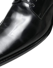 Load image into Gallery viewer, Dolce &amp; Gabbana Elegant Black Leather Formal Flats
