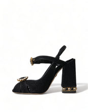 Load image into Gallery viewer, Dolce &amp; Gabbana Elegant Black Ankle Strap Heels
