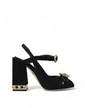 Load image into Gallery viewer, Dolce &amp; Gabbana Elegant Black Ankle Strap Heels
