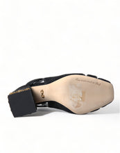 Load image into Gallery viewer, Dolce &amp; Gabbana Elegant Black Ankle Strap Heels
