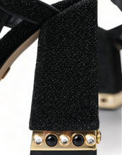 Load image into Gallery viewer, Dolce &amp; Gabbana Elegant Black Ankle Strap Heels
