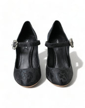 Load image into Gallery viewer, Dolce &amp; Gabbana Chic Black Brocade Mary Janes Pumps
