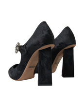 Load image into Gallery viewer, Dolce &amp; Gabbana Chic Black Brocade Mary Janes Pumps
