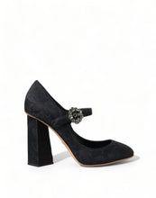 Load image into Gallery viewer, Dolce &amp; Gabbana Chic Black Brocade Mary Janes Pumps
