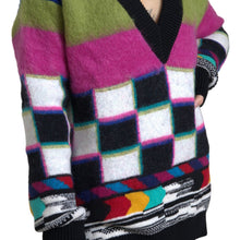 Load image into Gallery viewer, Dolce &amp; Gabbana Multicolor Stripes V-neck Pullover Sweater
