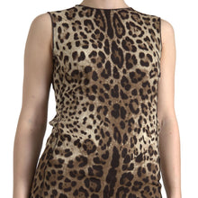 Load image into Gallery viewer, Dolce &amp; Gabbana Elegant Leopard Print Tank Top
