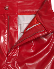 Load image into Gallery viewer, Dolce &amp; Gabbana Shiny Red High Waist Skinny Pants
