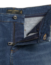 Load image into Gallery viewer, Dolce &amp; Gabbana Blue BOYFRIEND Mid Waist Cotton Denim Jeans
