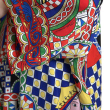 Load image into Gallery viewer, Dolce &amp; Gabbana Multicolor Printed Long Sleeves Blouse Top
