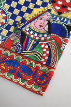 Load image into Gallery viewer, Dolce &amp; Gabbana Multicolor Printed Long Sleeves Blouse Top
