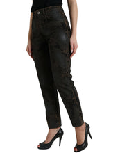 Load image into Gallery viewer, Dolce &amp; Gabbana Brown BOYFRIEND Mid Waist Cotton Denim Jeans
