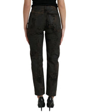 Load image into Gallery viewer, Dolce &amp; Gabbana Brown BOYFRIEND Mid Waist Cotton Denim Jeans
