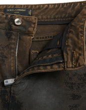 Load image into Gallery viewer, Dolce &amp; Gabbana Brown BOYFRIEND Mid Waist Cotton Denim Jeans
