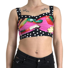 Load image into Gallery viewer, Dolce &amp; Gabbana Elegant Silk Blend Cropped Bustier Tank
