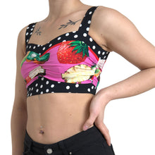 Load image into Gallery viewer, Dolce &amp; Gabbana Elegant Silk Blend Cropped Bustier Tank
