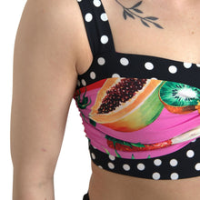 Load image into Gallery viewer, Dolce &amp; Gabbana Elegant Silk Blend Cropped Bustier Tank
