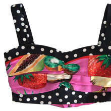 Load image into Gallery viewer, Dolce &amp; Gabbana Elegant Silk Blend Cropped Bustier Tank
