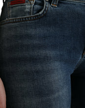 Load image into Gallery viewer, Dolce &amp; Gabbana Dark Blue Washed Skinny Mid Waist Denim Jeans
