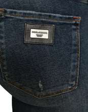 Load image into Gallery viewer, Dolce &amp; Gabbana Dark Blue Washed Skinny Mid Waist Denim Jeans
