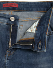 Load image into Gallery viewer, Dolce &amp; Gabbana Dark Blue Washed Skinny Mid Waist Denim Jeans
