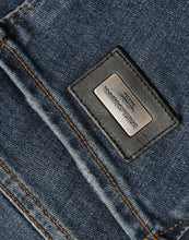 Load image into Gallery viewer, Dolce &amp; Gabbana Dark Blue Washed Skinny Mid Waist Denim Jeans
